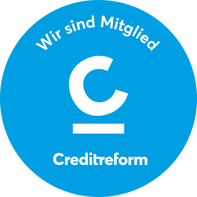 Siegel: Mitglied bei Creditreform
